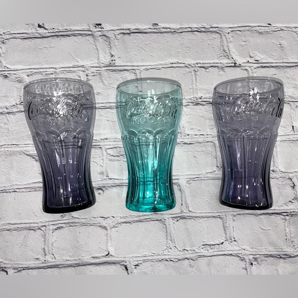 Dining Cocacola Standard Size Drinking Glasses Bundle Poshmark